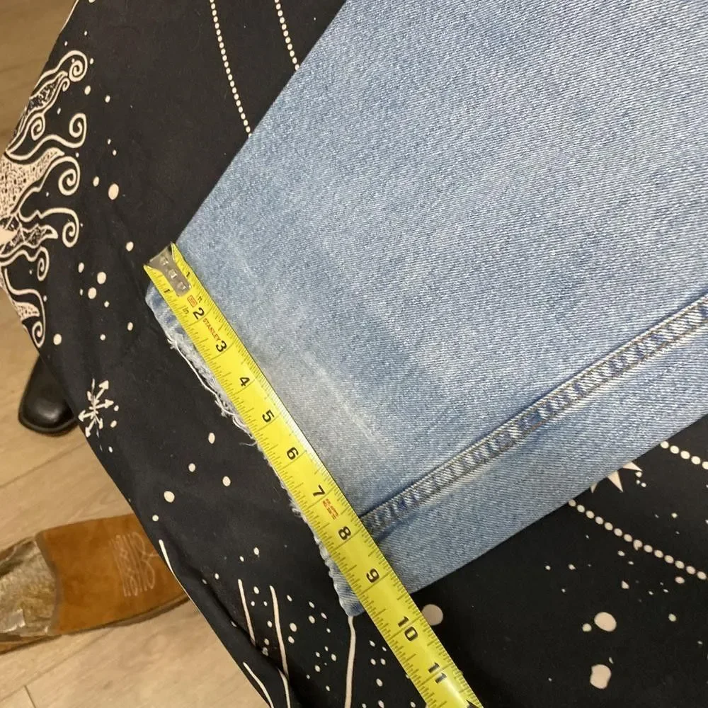 Levi's 550 Jeans Men's 44x30 Blue Cotton Denim Straight Relaxed Fit Baggy Travel